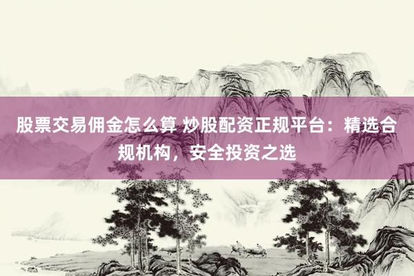 股票交易佣金怎么算 炒股配资正规平台：精选合规机构，安全投资之选