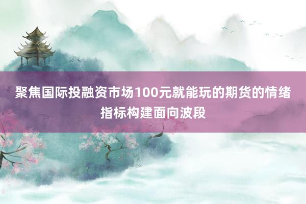 聚焦国际投融资市场100元就能玩的期货的情绪指标构建面向波段